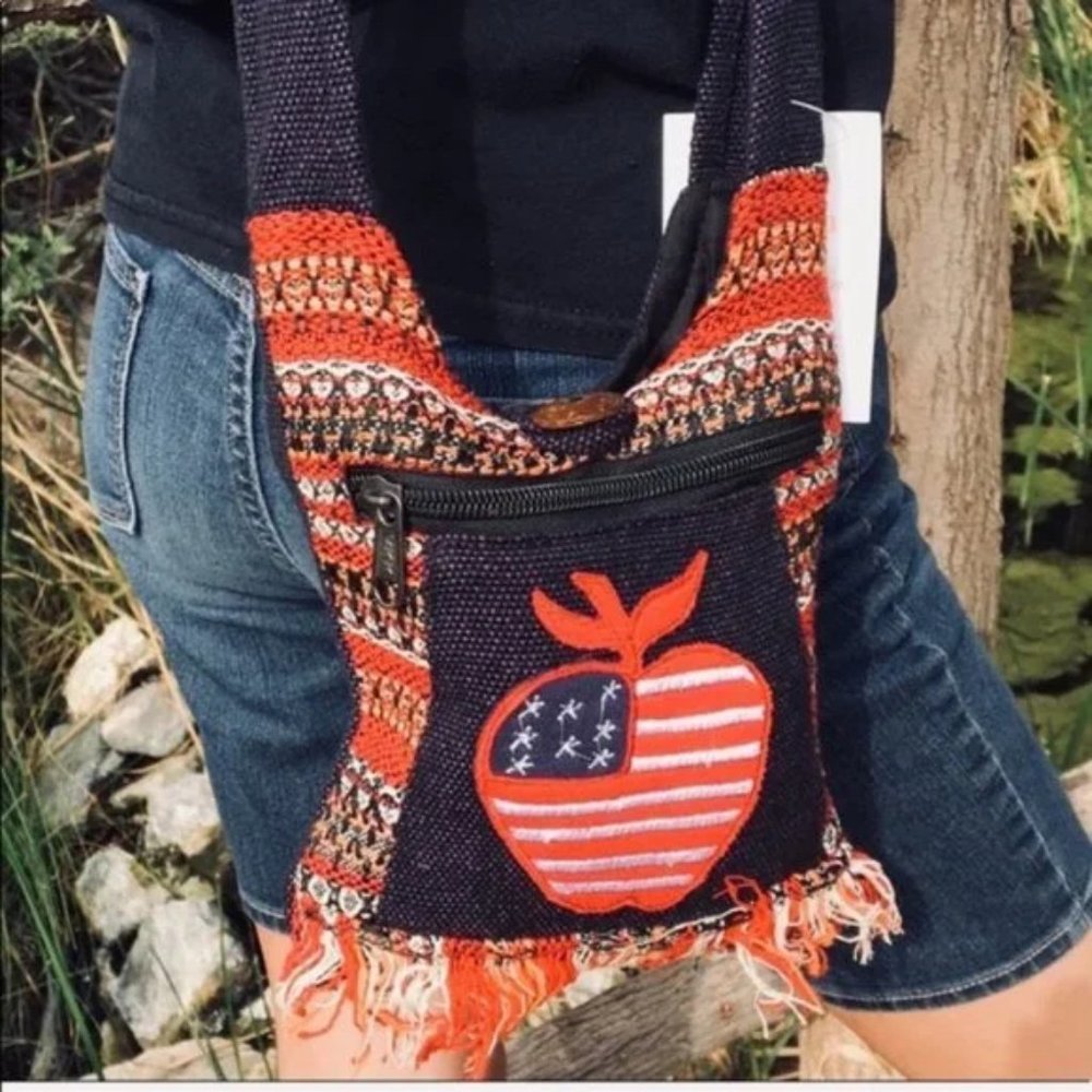 Americana Denim Crossbody Bag